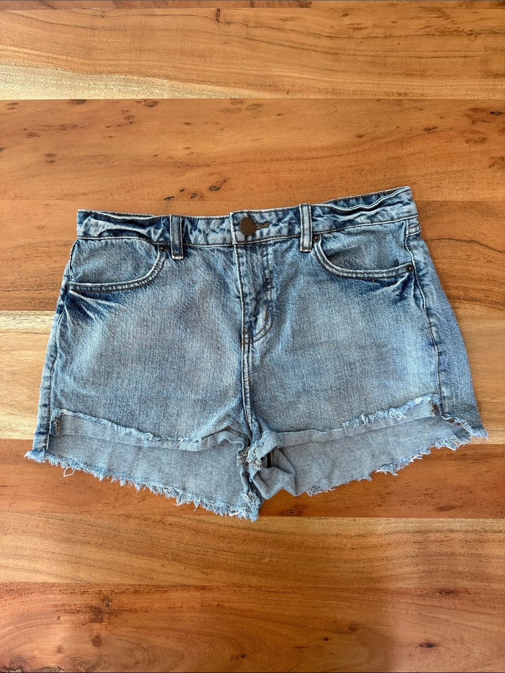 O'Neill Light Wash Denim Cutoff Shorts